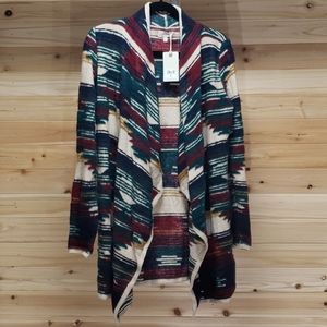 Lucky Brand Aztec Cardigan